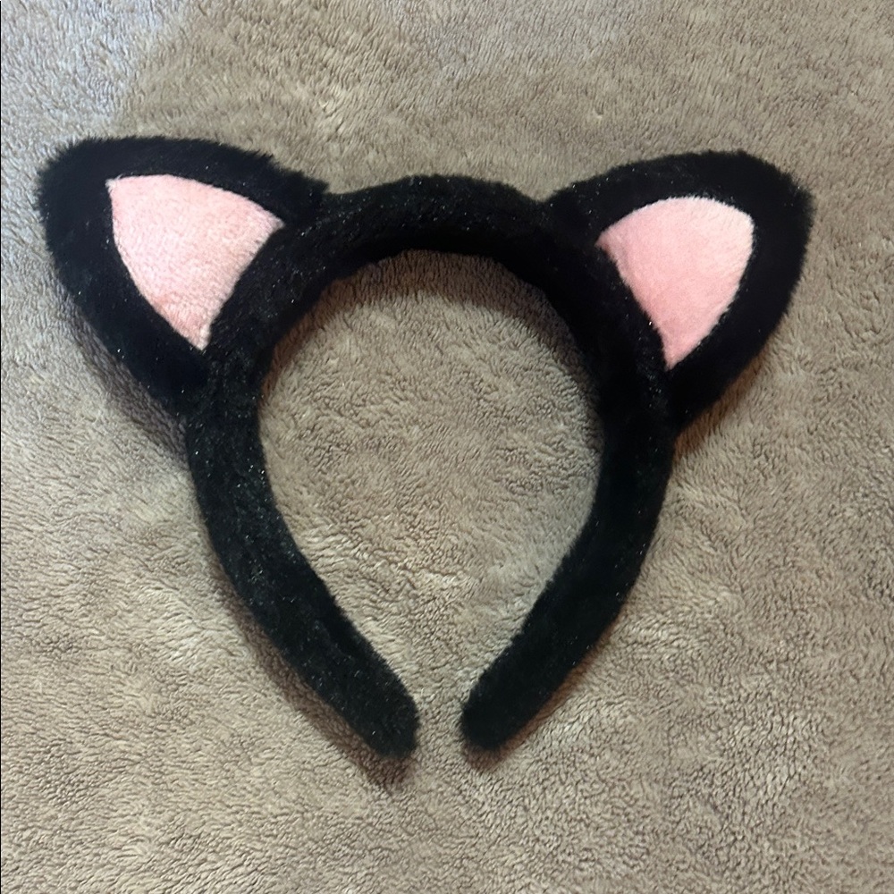 Black Cat Ear Headband